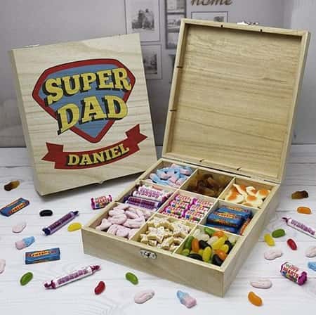 Super Dad Wooden Sweet Box