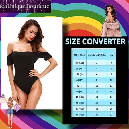 Black Off Shoulder Bodysuit £11.99
