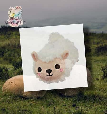 Fluffy sheep Pencil/Make Up Case Was £8.99 Now £6.99
