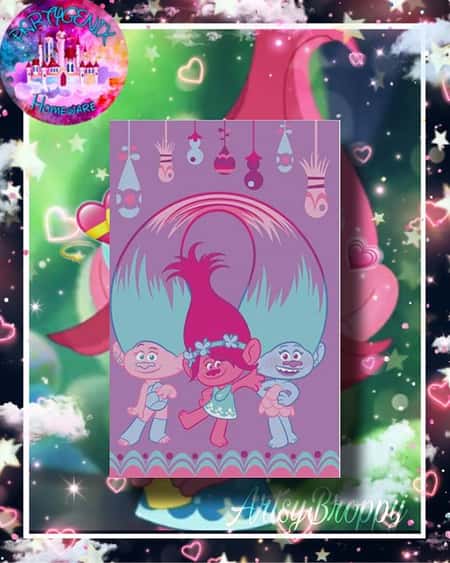 TROLLS GLOW CHILDRENS CHARACTER FLEECE BLANKET THROW Β£14 π FREE SHIPPING IN UK