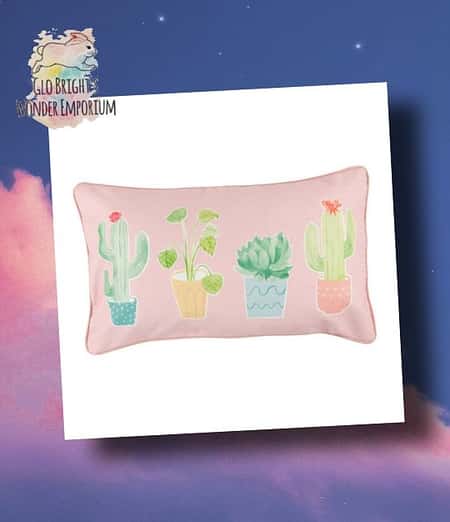 Pastel Cactus Cushion Was £12.99 Now £7.99