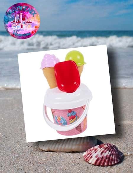 Ice Cream Cone Scoop Beach Bucket Sandpit Outdoor £16.80  🚚 FREE SHIPPING IN UK