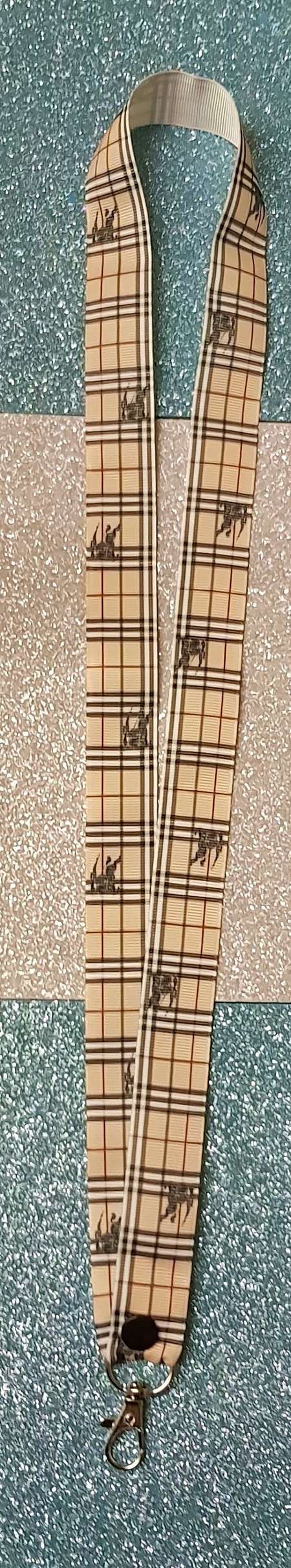 Adults Childs Burberry Lanyard Id Badge Holder Or Wriststrap Keyfob