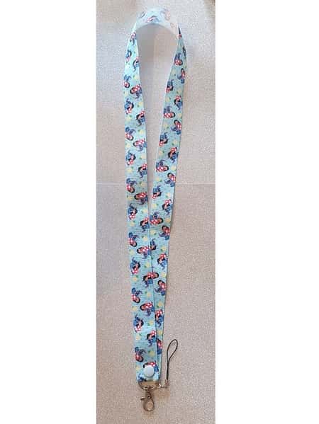 Lilo And Stitch Lanyard Id Badge Holder Or Wriststrap Keyfob