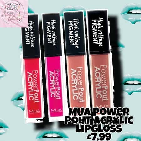 MUA Power Pout Acrylic Lipgloss £7.99