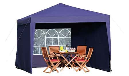 SAVE - Argos Home 3m x 3m Pop Up Garden Gazebo with Side Panels