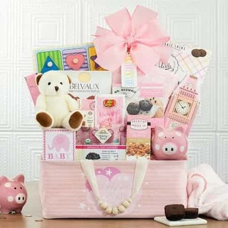 BABY GIRL GIFT BASKET