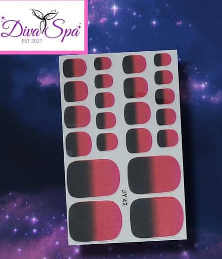 Sparkle girl glitter Toe nail polish wraps £3.50