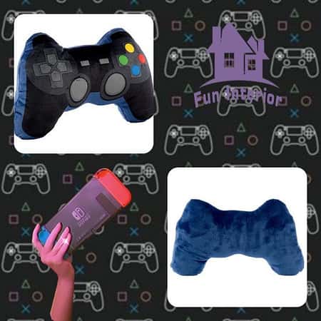 GAME OVER CONTROLLER SHAPED CUSHION £14.99