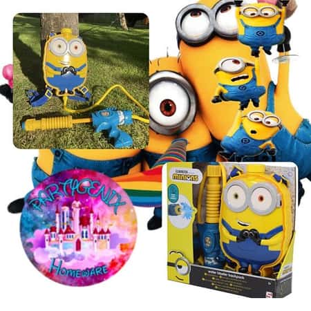 Illumination Minions Water Blaster Backpack Children Kids Outdoor Toy Activity £24.86