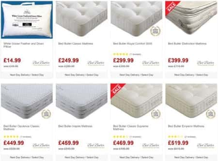 Up to £100 Off Exclusive Bed Butler Mattresses