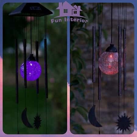 SOLAR SUN MOON & STAR WIND CHIME £36.99