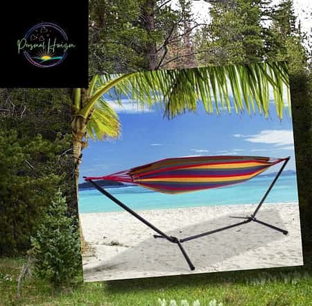 Hammock & Stand Set - Red Striped £129.99