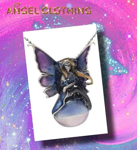 AMY BROWN FLOATING JEWEL FAIRY ENAMEL PENDANT £13.99  1 AVAILABLE