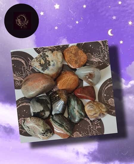 Fancy Jasper Large Tumbles Store/Tumblestones £1.50 In stock