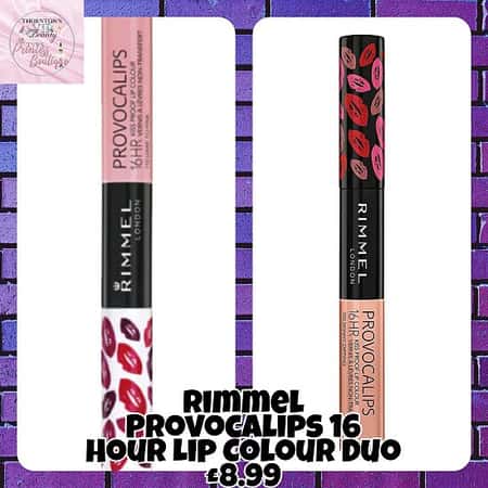 Rimmel Provocalips 16 Hour Lip Colour Duo £8.99