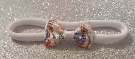 Newborn Baby Girls Toddlers Peter Rabbit Teeny Bow Hairbow or Headband