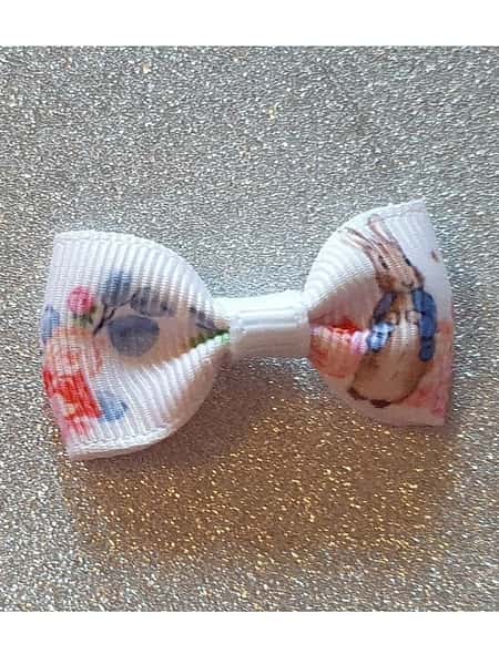 Newborn Baby Girls Toddler Peter Rabbit Teeny Hairbow or Headband