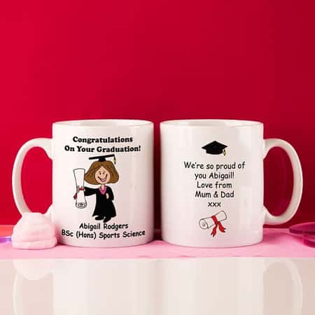 Personalised Graduation Mug For Her