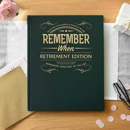 Retirement Newspaper Book