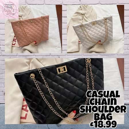 Casual Chain Shoulder Bag £18.99