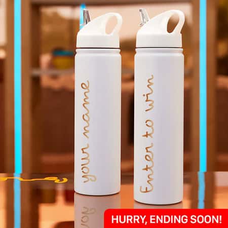 WIN the Official Personalised Love Island Water Bottle