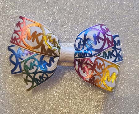 Baby Girls Multicolour MK Hairbow or Headband