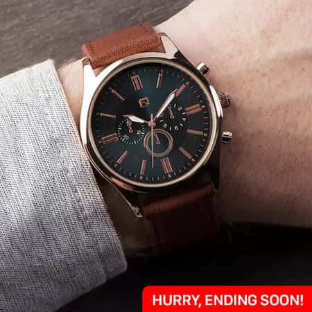 WIN a Spirit Men's Brown Strap Watch