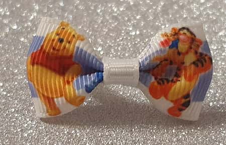 Baby Girls Childs Winnie The Pooh Teeny Hairbow or Headband