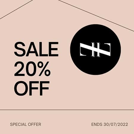 20% Discount on your first buy