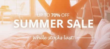 Save up to 70% off in the Mattressnextday Summer Sale