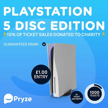 Win a Playstation 5 Disc Edition Console