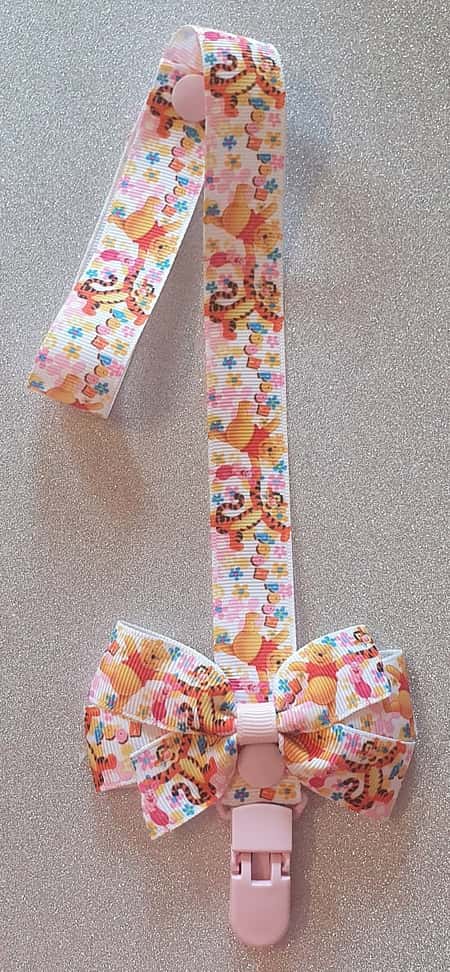 Winnie The Pooh Bow Dummyclip or Abdl BowPaciclip