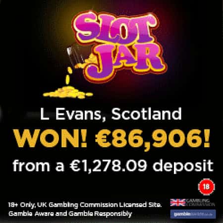 Play Slotjar Casino Online 100% Bonus Up to £200! T&C's Apply!