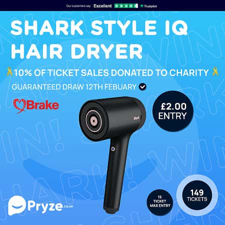 Win a Shark Style IQ Ionic Hair Dryer & Styler