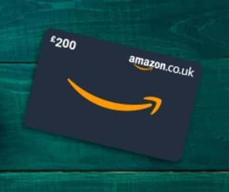 WIN A £200 AMAZON GIFT CARD