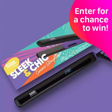WIN a Sleek & Chic Ceramic Hair Straightener
