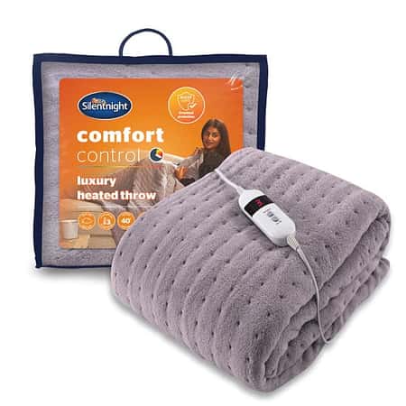 SAVE - Silentnight Comfort Control Luxury Heated Throw