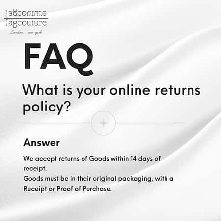 Your Online Return Policy