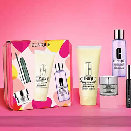 SAVE - Clinique 4 Full-Sized Perfect Pamper Gift Set