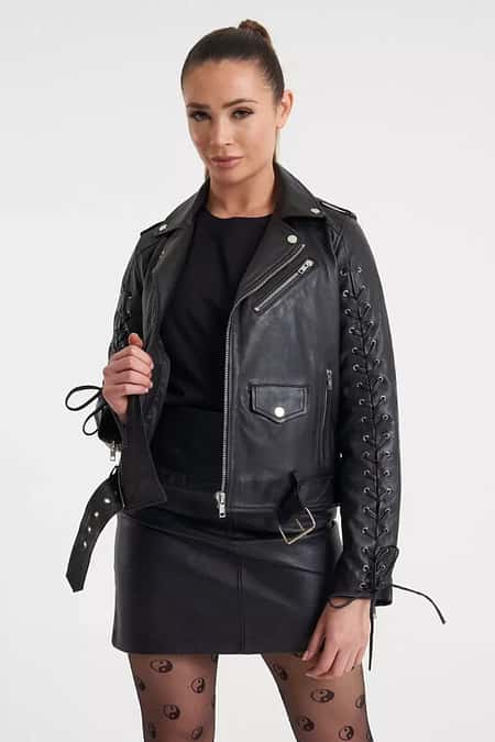 80% OFF Barneys Originals Leather Biker Jacket