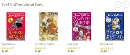 So many Amazing Books in the 2 for £7 Deal at Tesco!