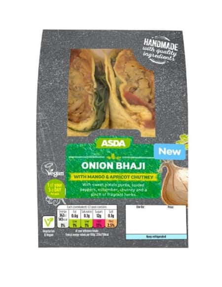 VEGAN OPTIONS - Onion Bhaji Wrap: £2.50!