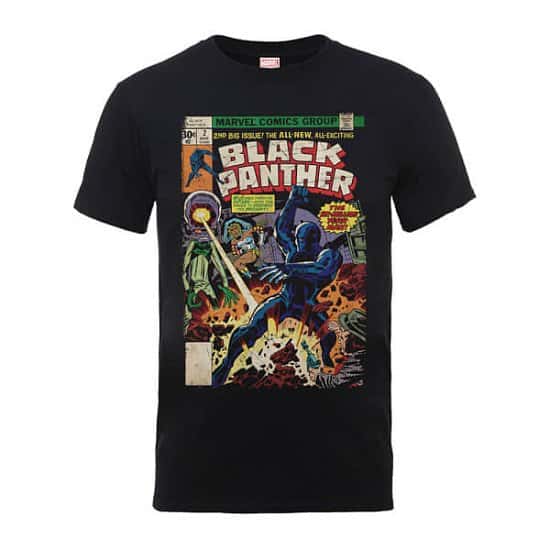 SAVE: £8.00 on our T-Shirt of the week. Marvel Comics The Black Panther Big Issue T-Shirt
