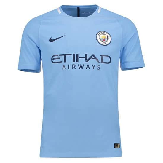 Save £15 on this 2017-2018 Man City Home Nike Football Shirt