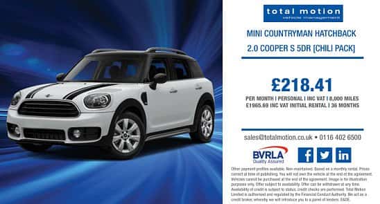 Personal Leasing Offer: Mini Countryman 2.0 S [Chili Pack] for £218.41 inc. VAT!