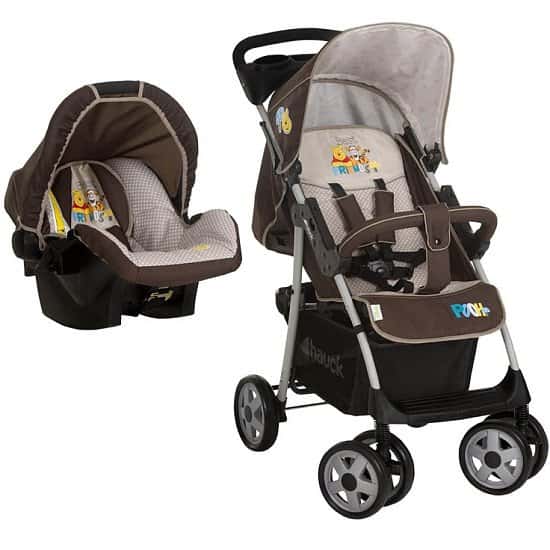 Save £50.03 on this Hauck Winnie the Pooh Shop 'n' Drive Travel System