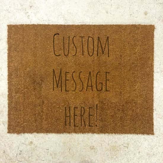 PERSONALIZED ENGRAVED DOORMATS £33.00!