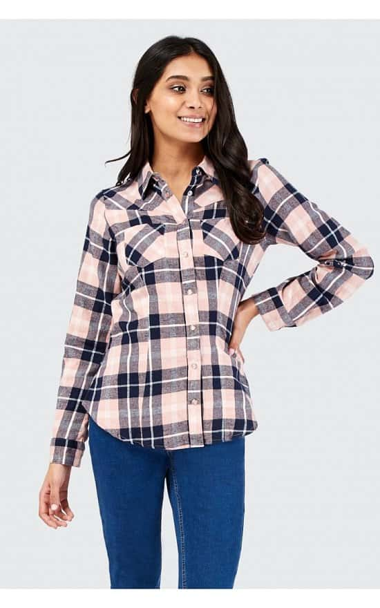 Save £3 on this Pink Check Shirt