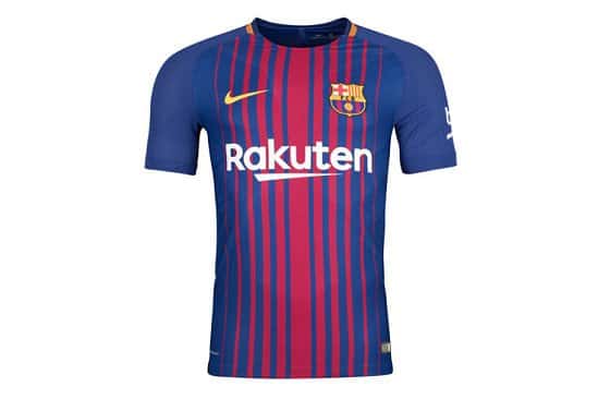 Save £10 on this 2017-2018 Barcelona Home Nike Supporters Tee (Kids)